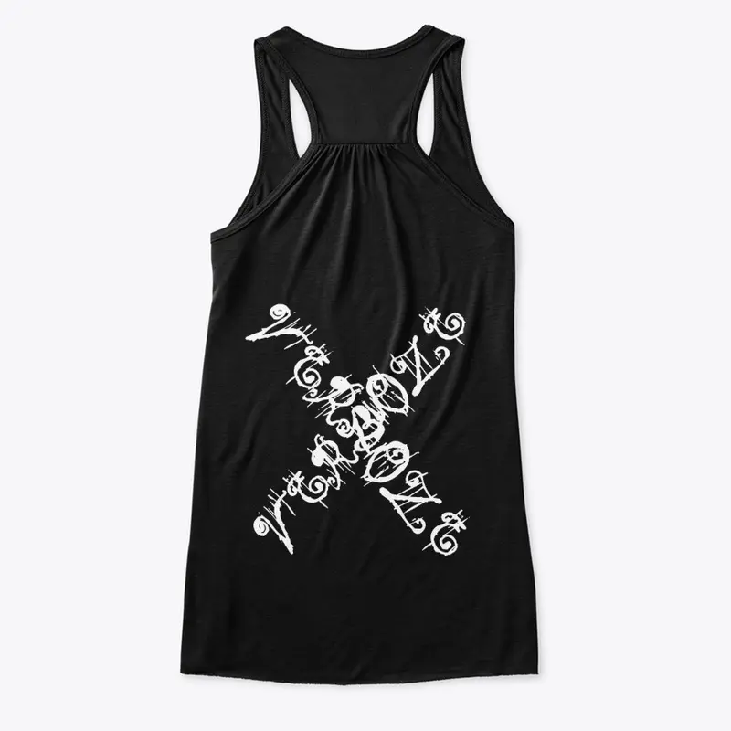 Verboze - X - Flowy Tank - Black/White